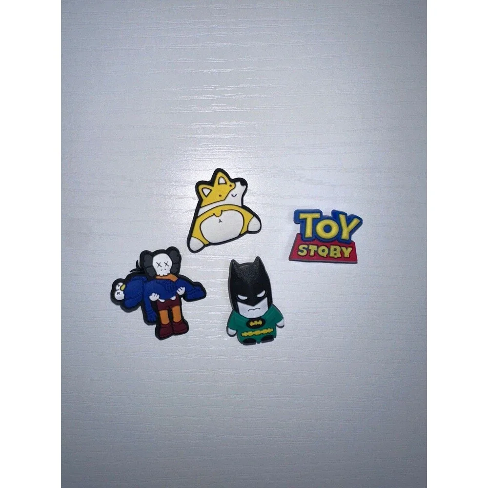 4 PCS Random Shoe Charms Pack for Crock Clog- for Kids Teen